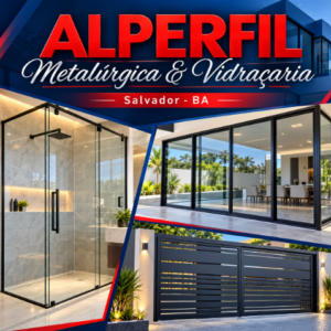 Logo de ALPERFIL Metalúrgica & Vidraçaria